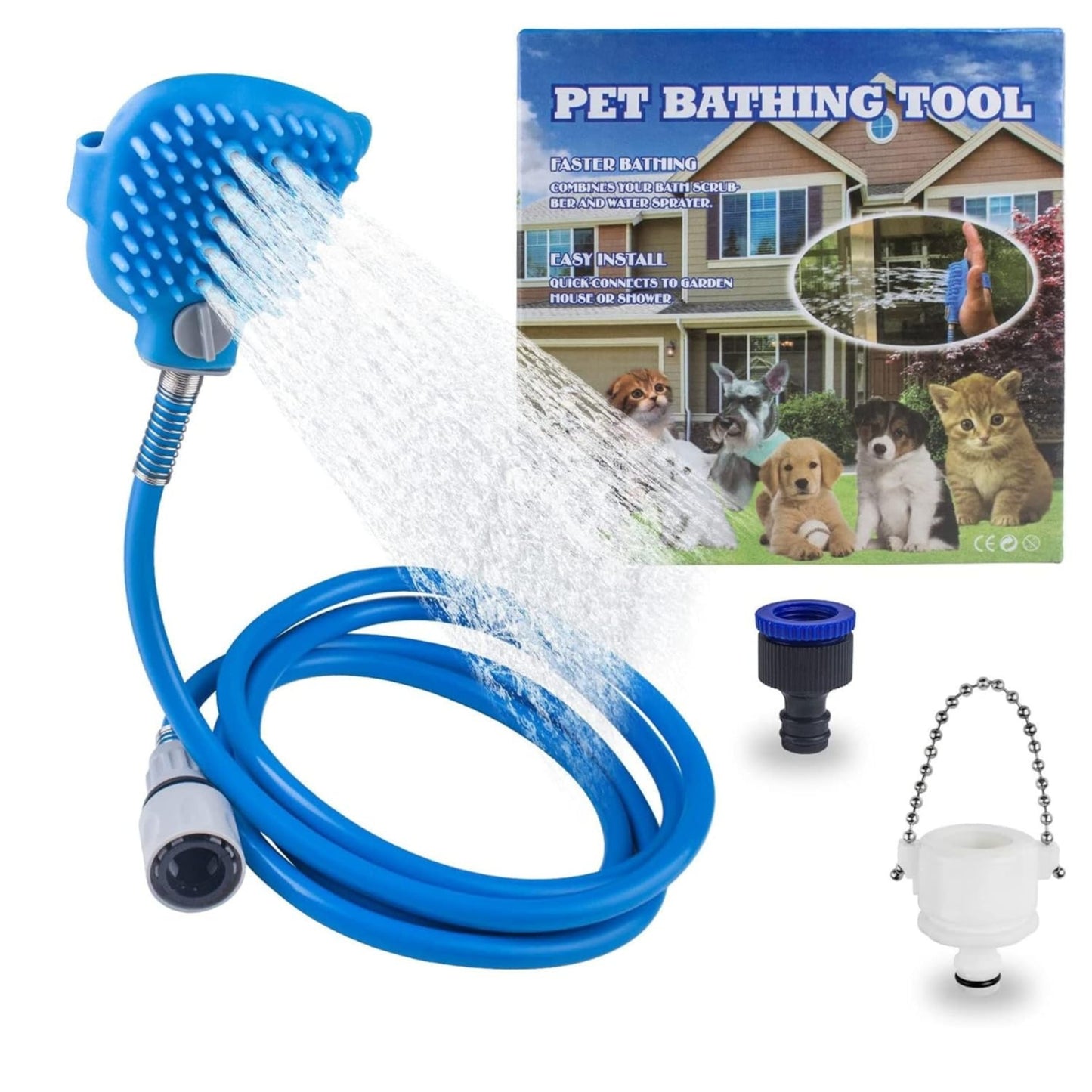 Foodie Puppies Pet Portable Handheld Shower Head Bathing Sprayer Tool