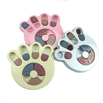 Foodie Puppies Dog Treat Dispensing Paw-Shaped Puzzle Toy