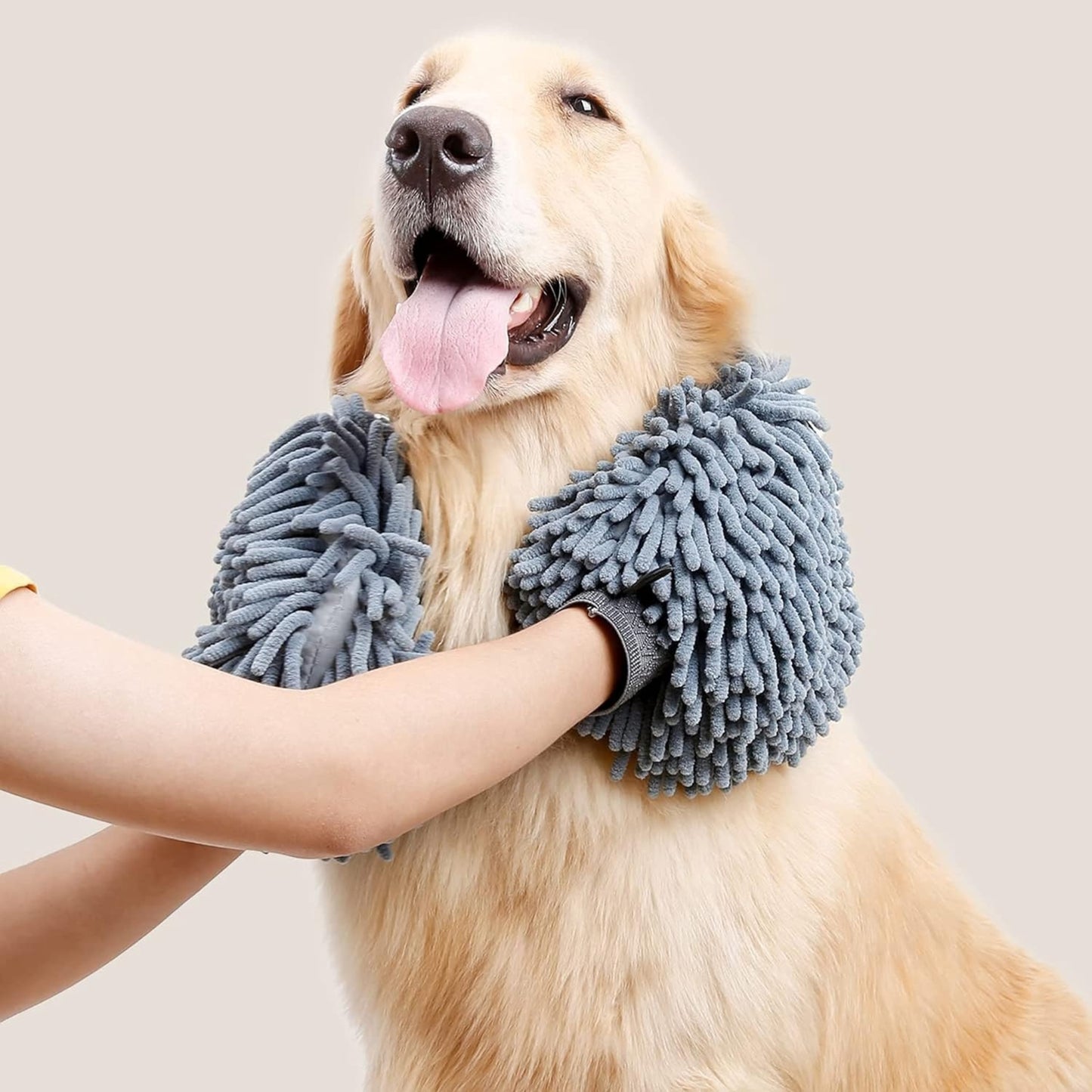 Foodie Puppies Ultra-Absorbant Chenille Microfiber Pet Towel Glove