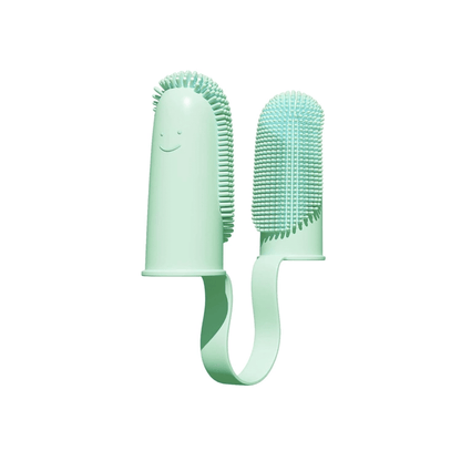 Double-Finger Dog Couple Toothbrush