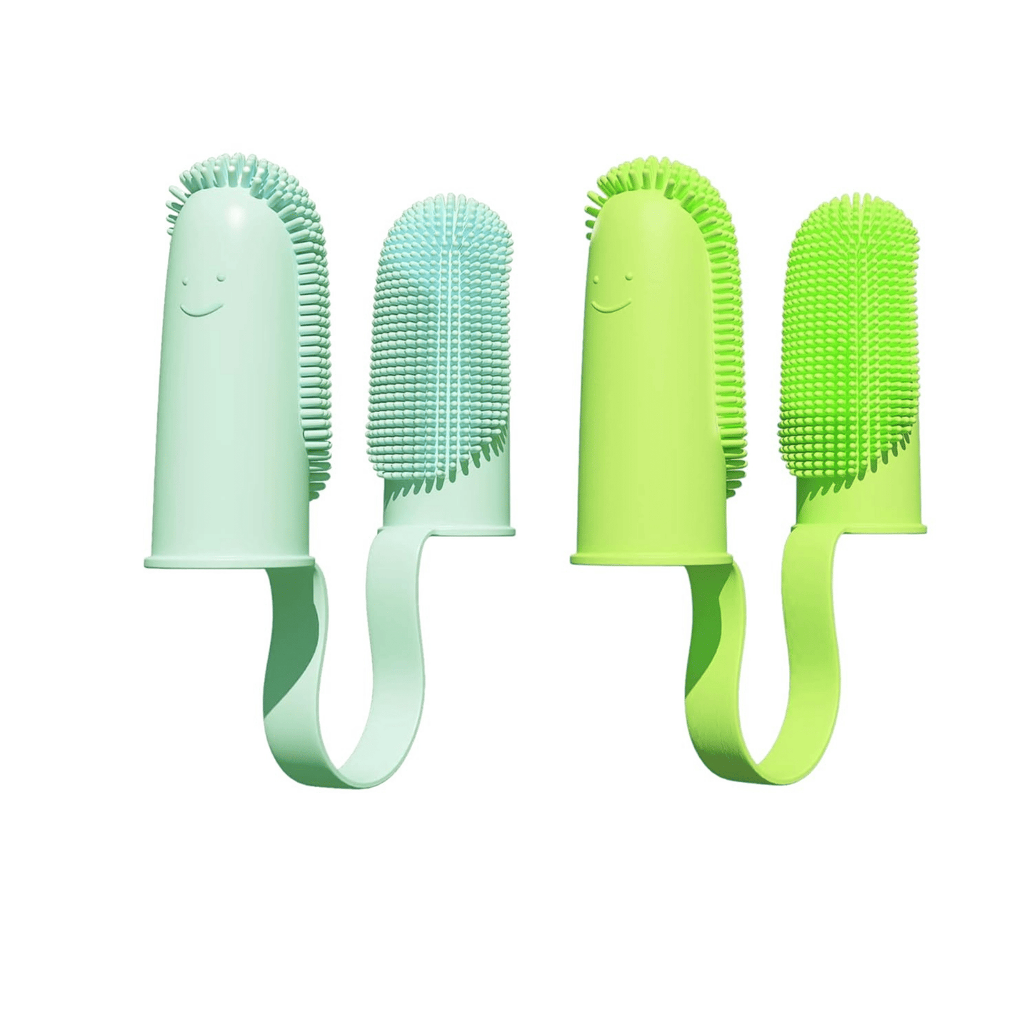 Double-Finger Dog Couple Toothbrush - Pack of 2