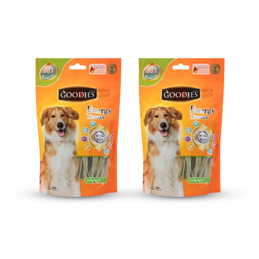 Goodies Energy Dog Treats Chlorophyll - 500gm, Pack of 2
