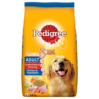 Pedigree Adult Dry Dog Food - Chicken & Vegetables, 2.8Kg