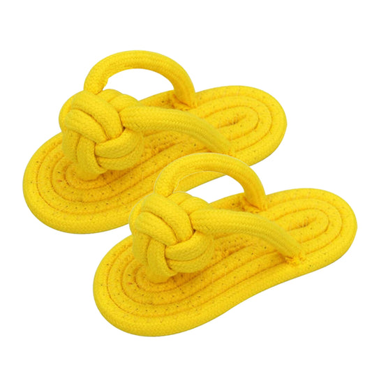 Foodie Puppies Cotton Slipper Rope Chew Toy for Dogs & Puppies, Pack of 2