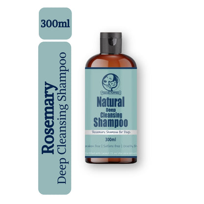 Foodie Puppies Natural Deep Cleansing Rosemary Dogs' Shampoo - 300 ml