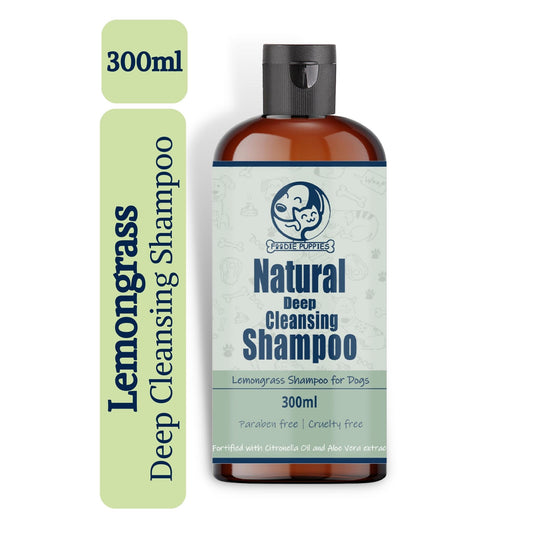 Foodie Puppies Natural Deep Cleansing Lemongrass Dogs' Shampoo - 300ml