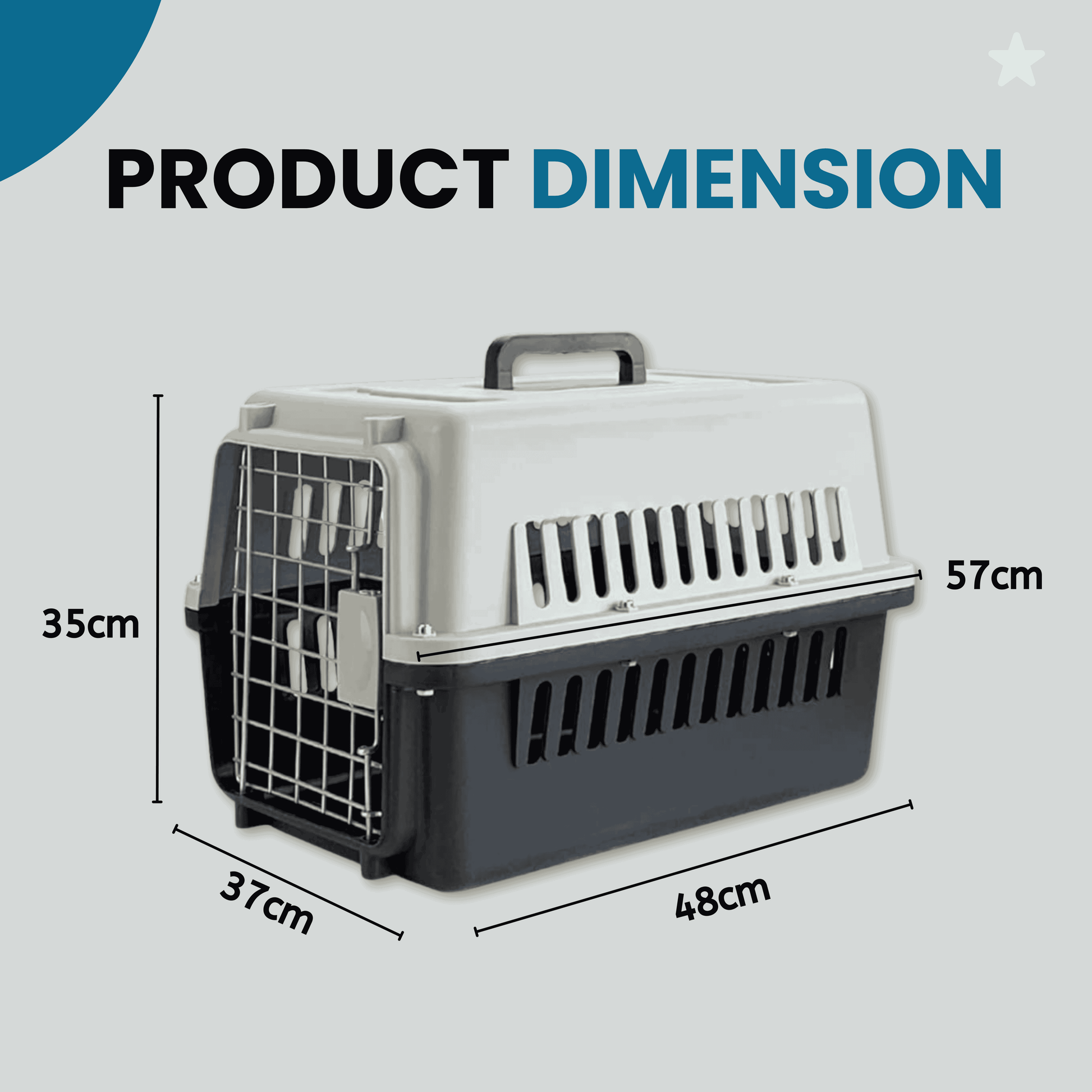 Fiber cage for pets