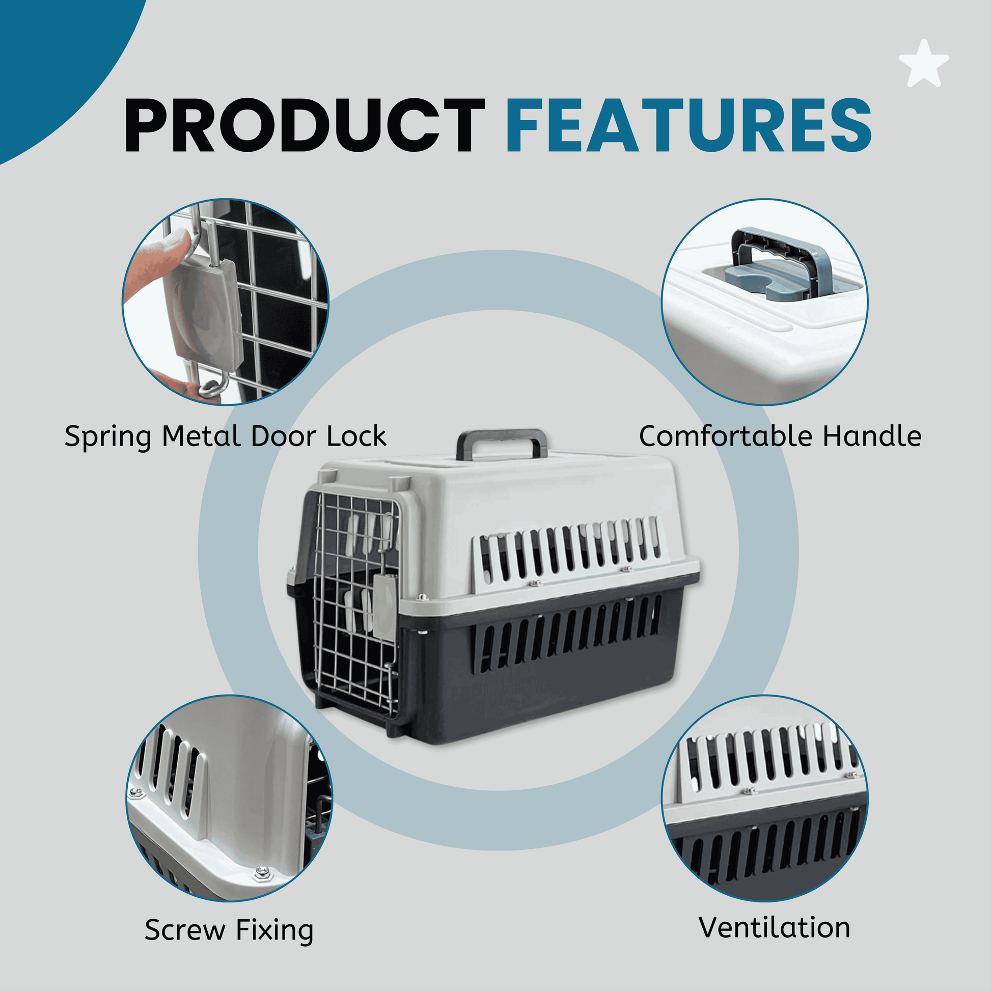 Fiber cage for pets