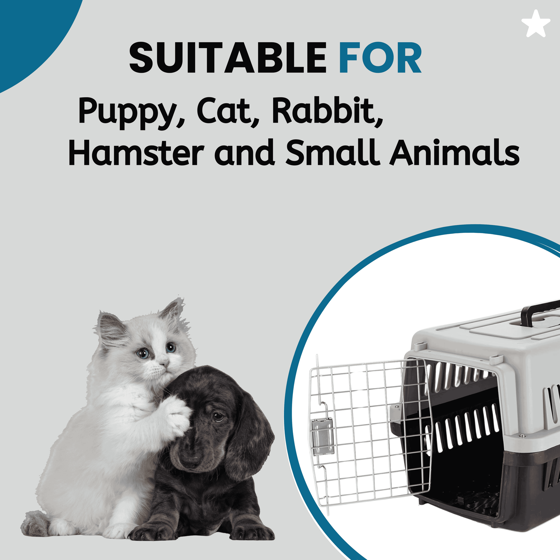 Fiber cage for pets