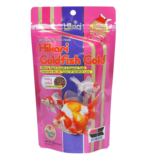 HIKARI Baby Goldfish (100gm) Gold Pellet Aquarium Fish Food
