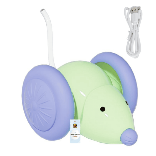 Smart Interactive LED Wheel Mouse Toy For Cat & Kitten