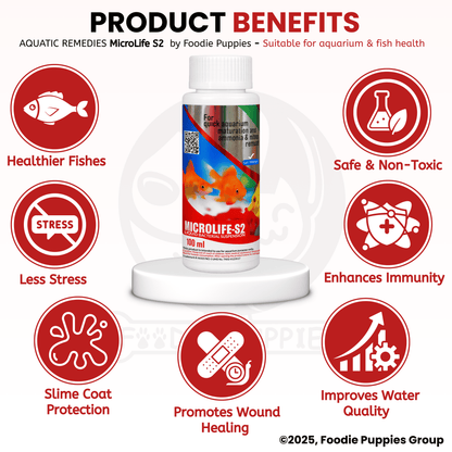 Aquatic Remedies Microlife-S2, 100ml | Fresh & Salt Water