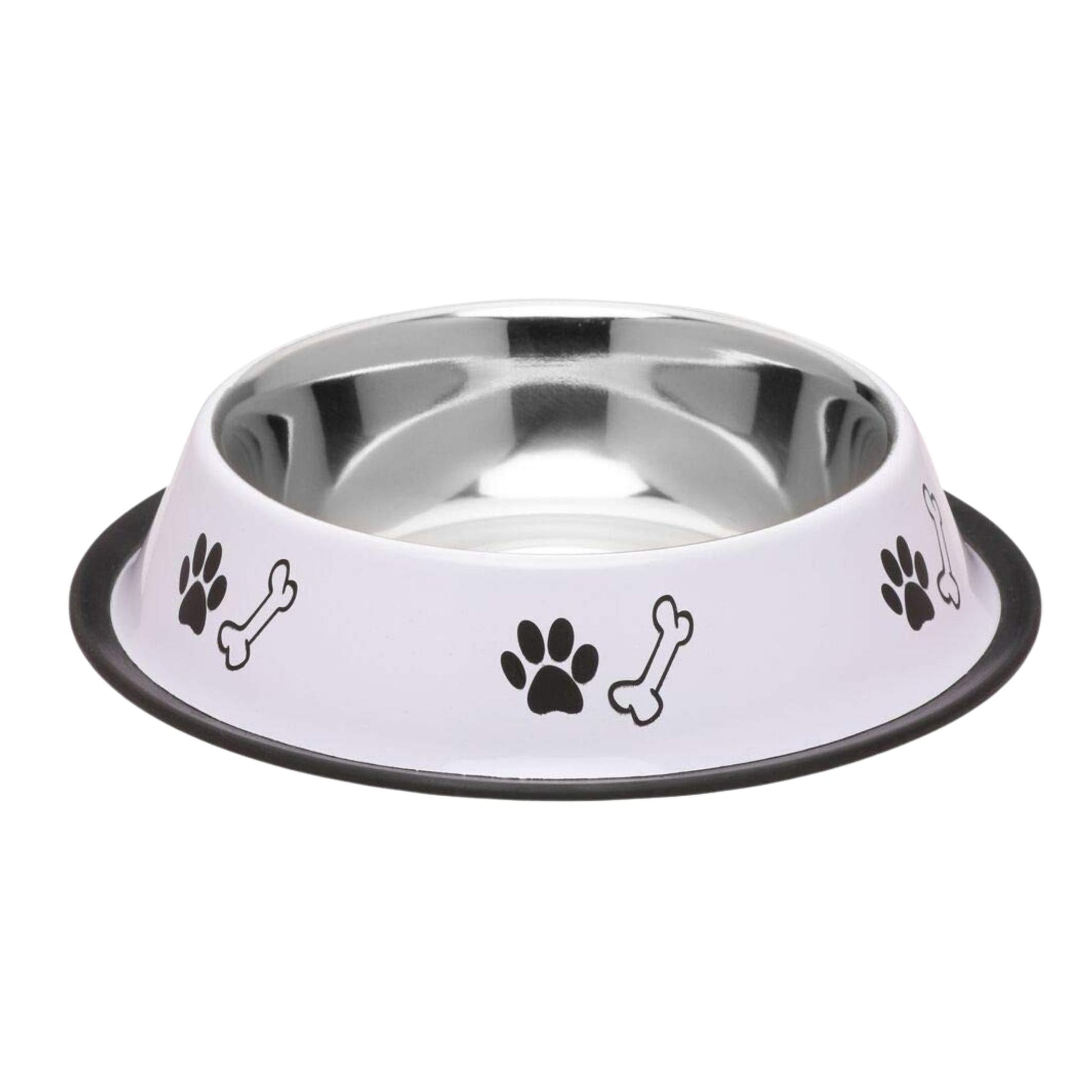 steel dog bowl