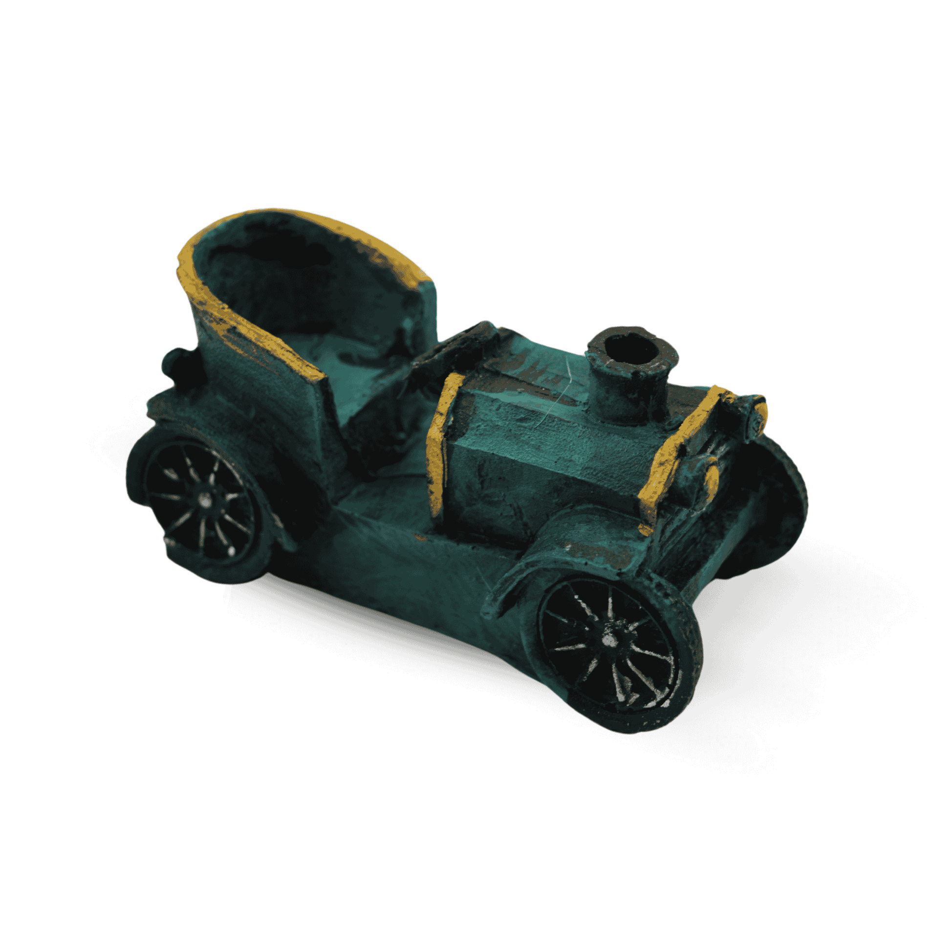 car fish tank accessories Thematic Retro Chimney Car Decor for Aquarium, Fish Tank Accessories, – Foodie Puppies