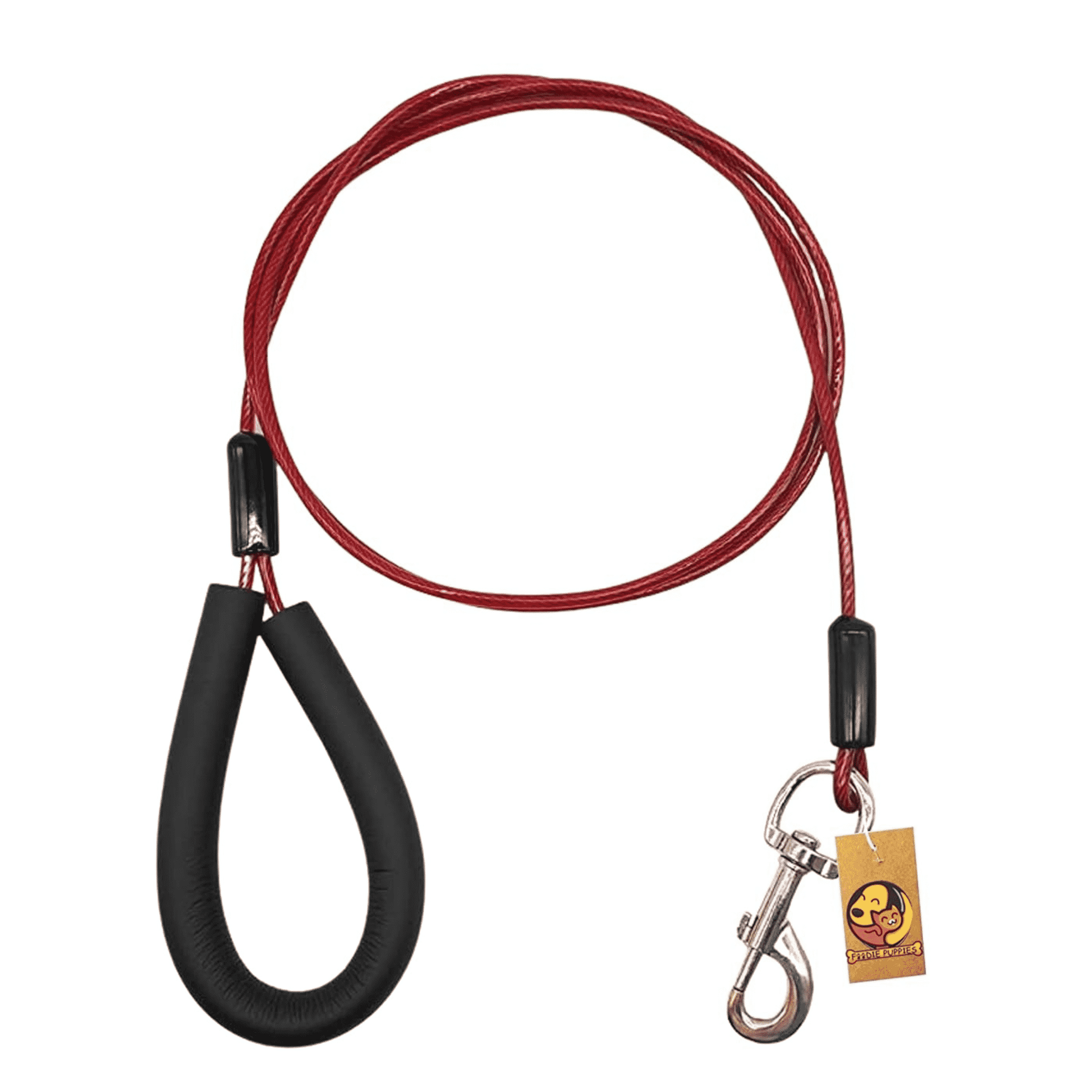 Tie Out Cabel Leash 6 Feet for Medium to Large Size Dogs Foodie Puppies