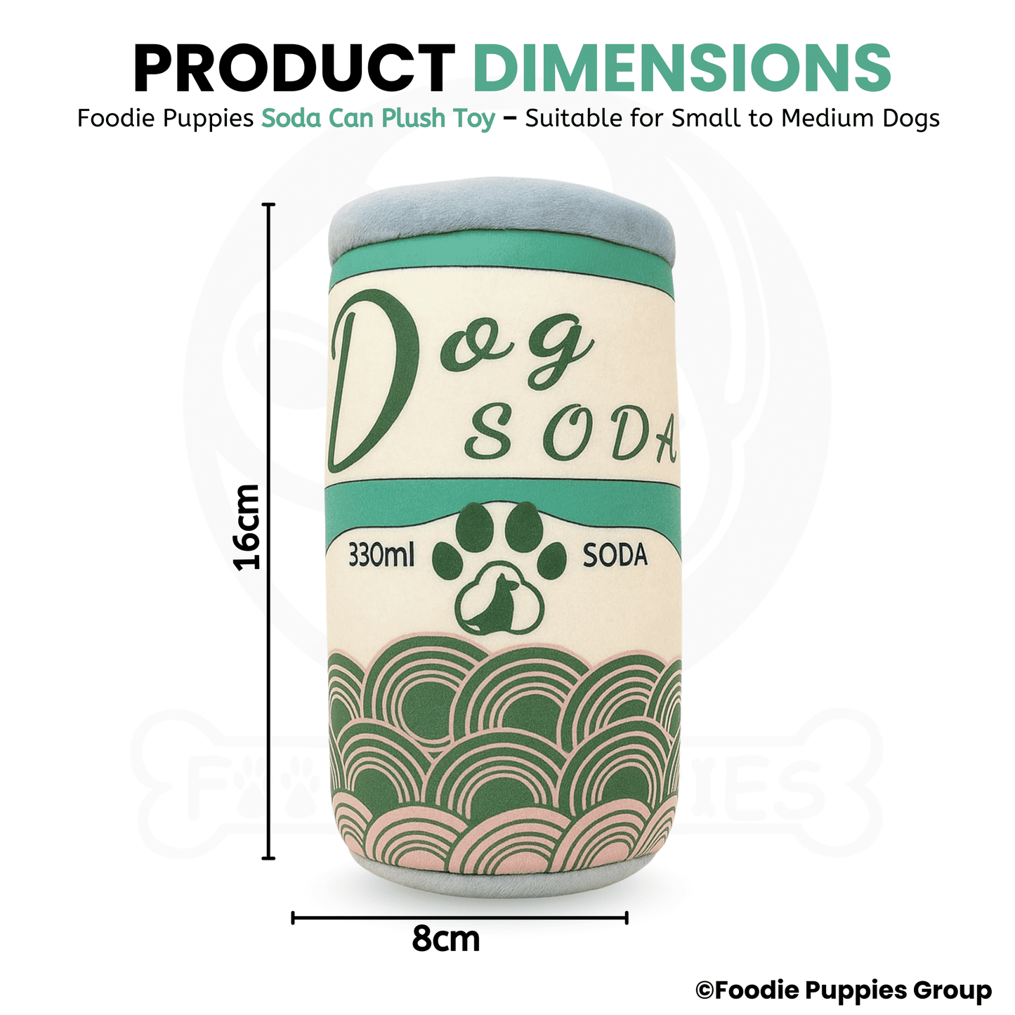 Soda Cane Chew Toy For All Dogs medium