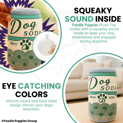 Soda Cane Chew Toy For All Dogs medium