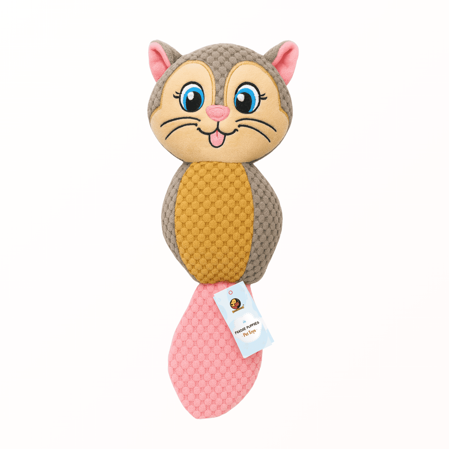 Interactive Cute Kittty Squeaky Plush Toy For Cat & Puppies