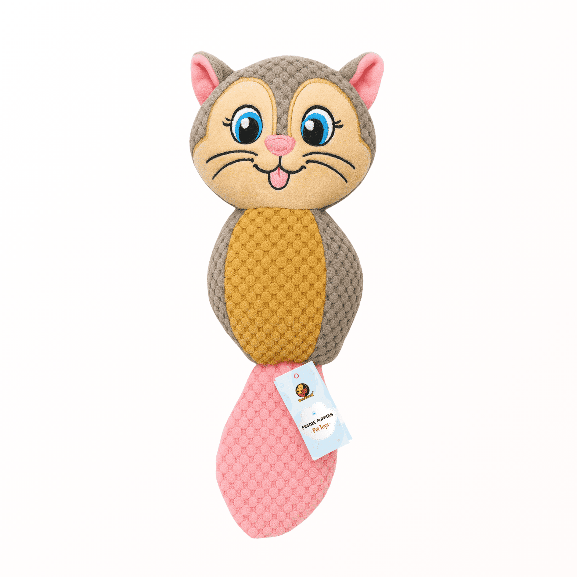 Interactive Cute Kittty Squeaky Plush Toy For Cat & Puppies
