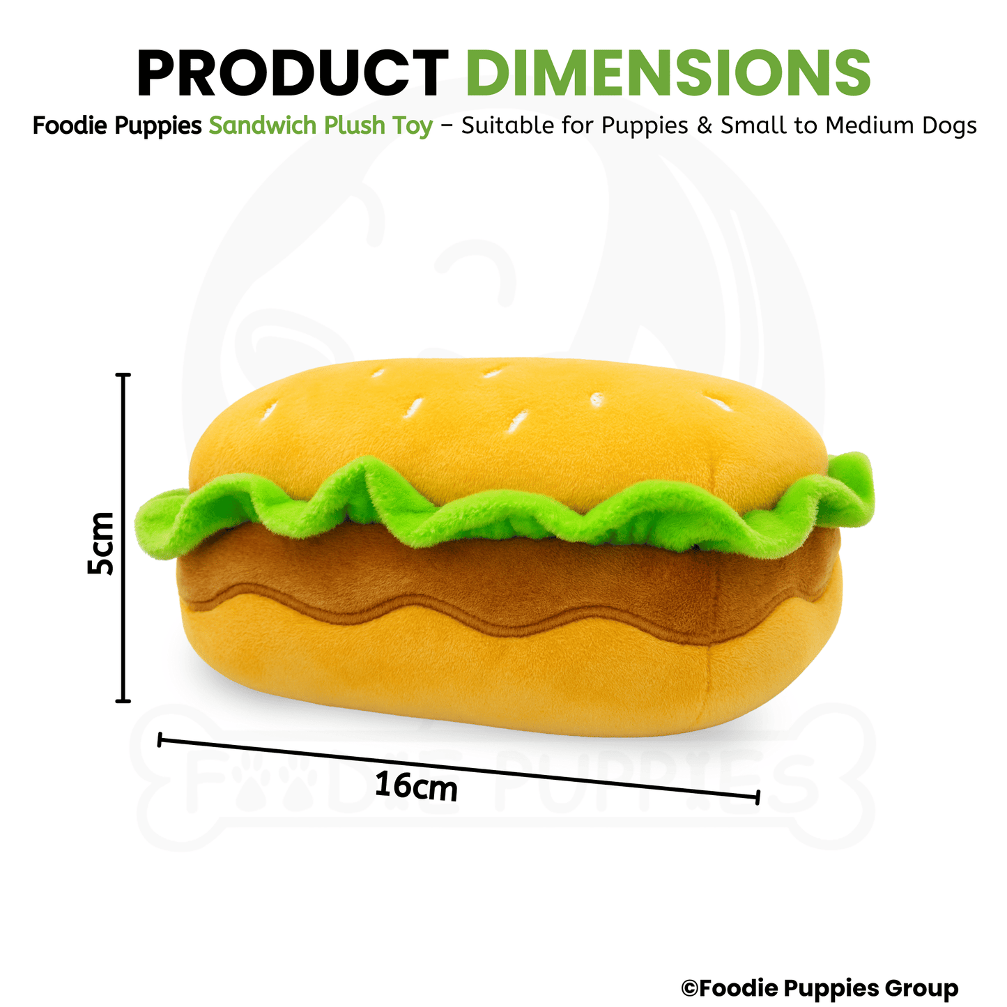 Sandwich Fun Chew Dog Toy