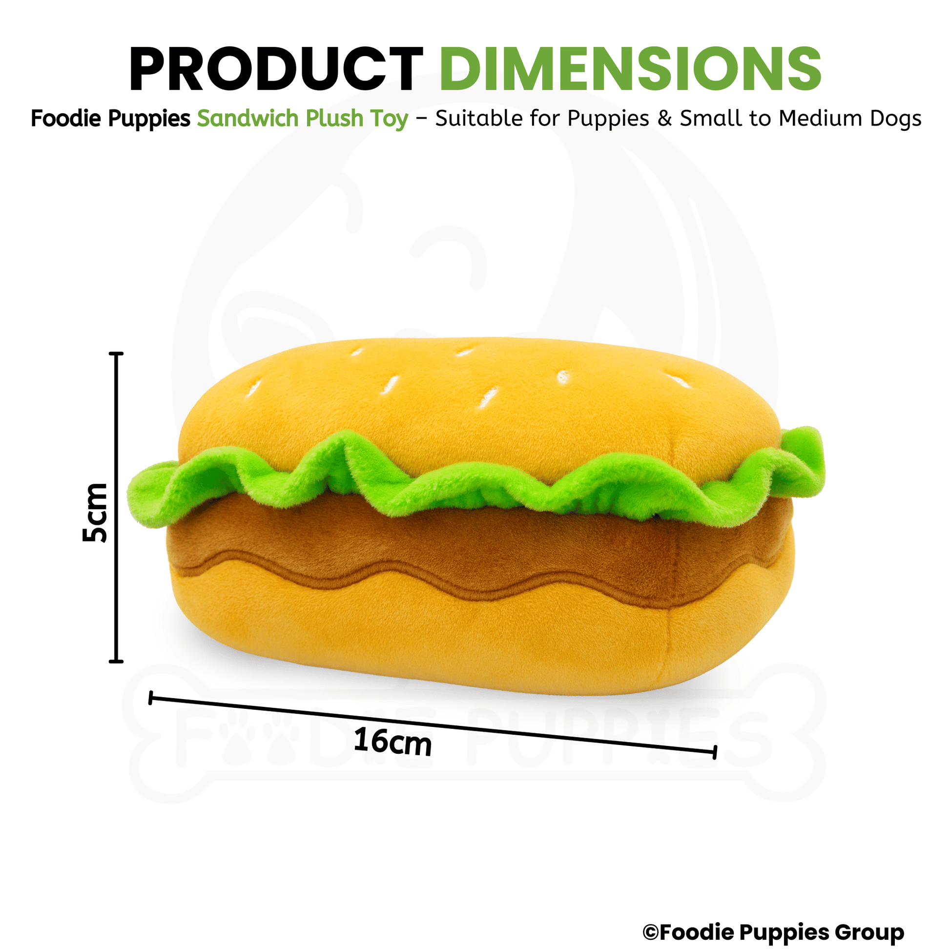 Sandwich Fun Chew Dog Toy